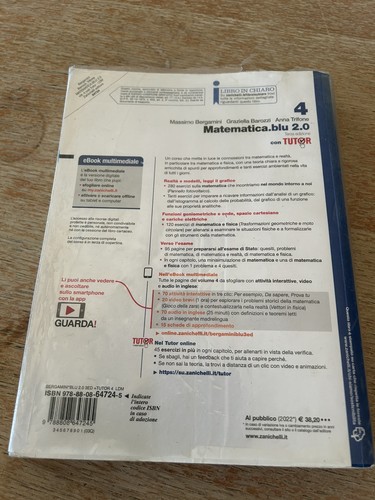 Matematica blu per - matematica,