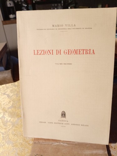 Lezioni geometria volume - lezioni, di