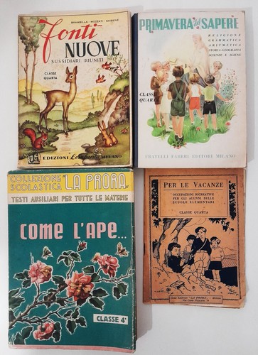 Sussidiari scolastici vintage - sussidiari,