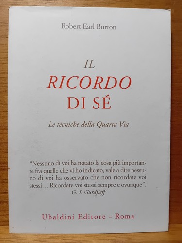 Ricordo le tecniche - il, di
