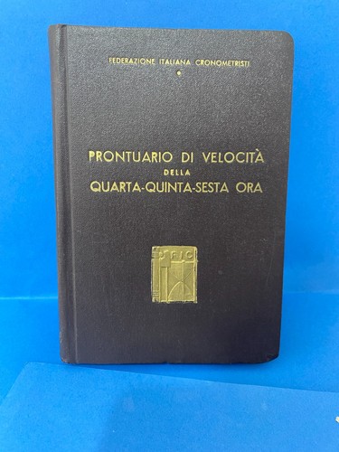 Prontuario velocità della - prontuario,